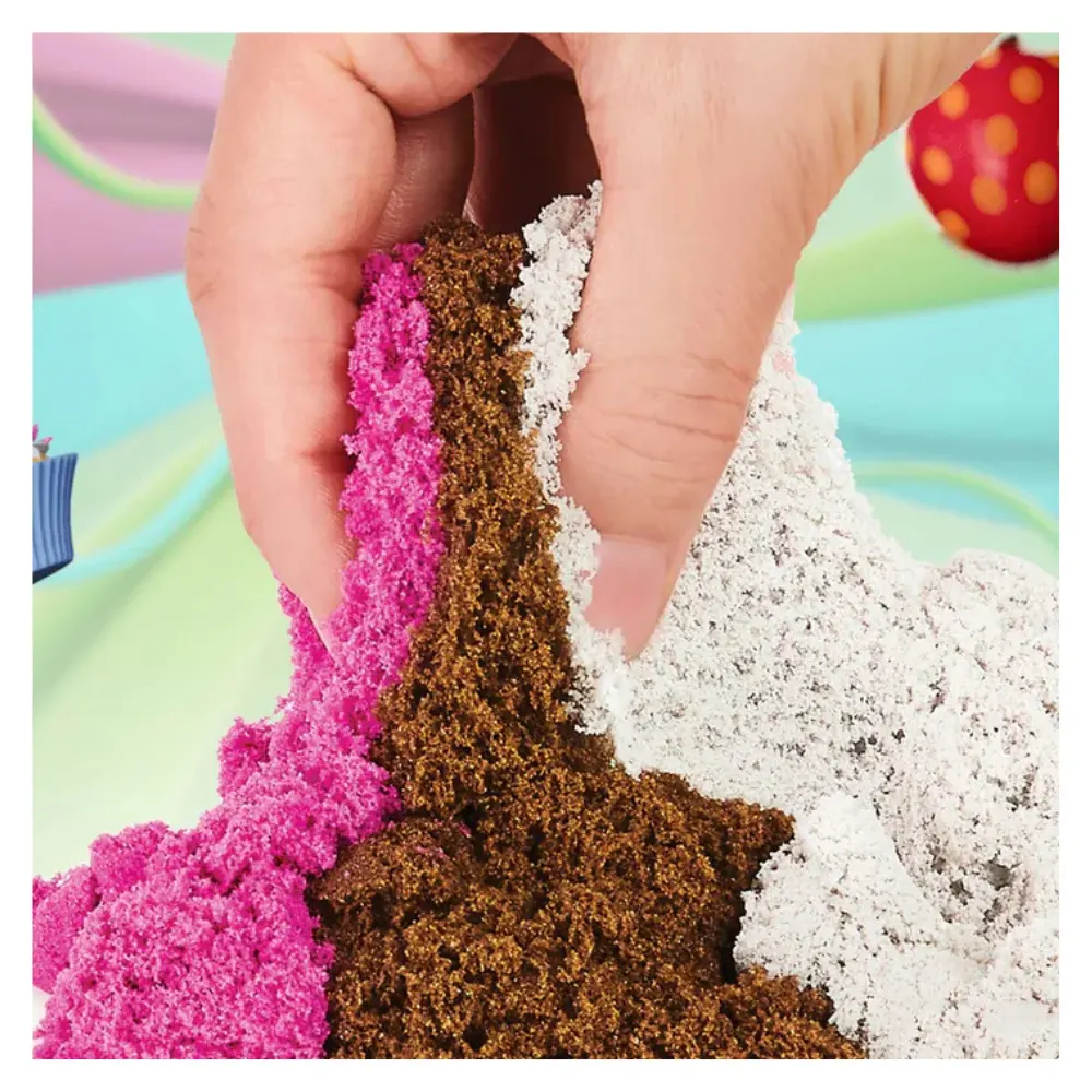 Kinetic Sand Estación De Helados Arena Mágica Con Aroma y Accesorios3