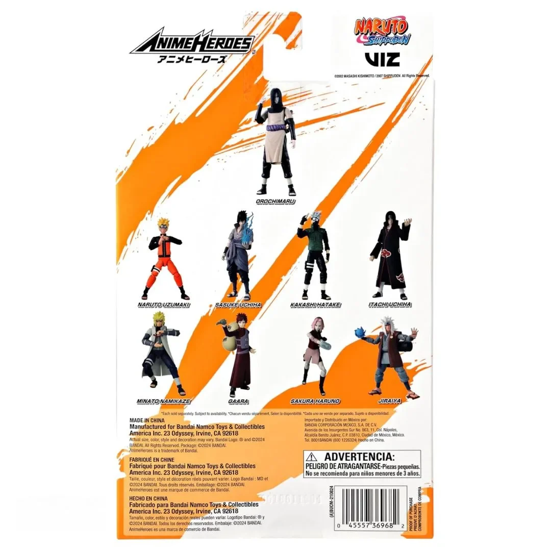 Bandai Anime Heroes: Naruto - Figura de acción de Orochimaru5