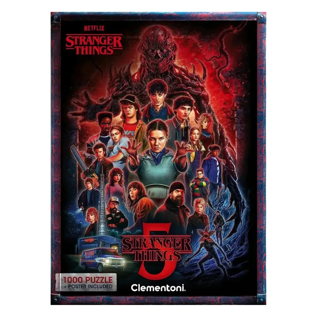 Clementoni Rompecabezas Stranger Things 5 Netflix x1000 pzas1