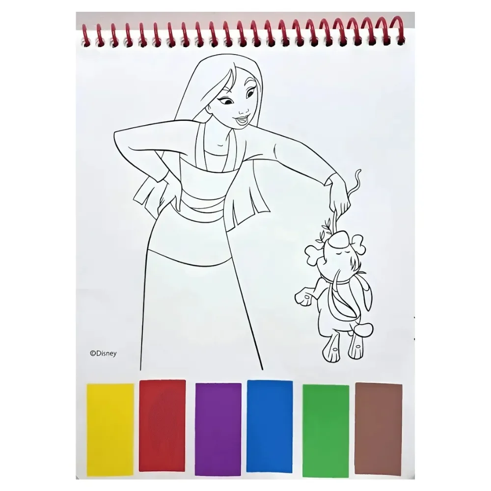 Set De Arte Acuarelas Magicas Wow Princesas2