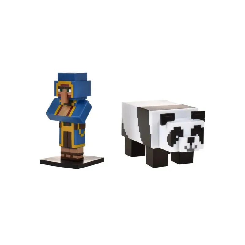Minecraft Set 2 Figuras Toppeez 6 Cm - Comerciante1