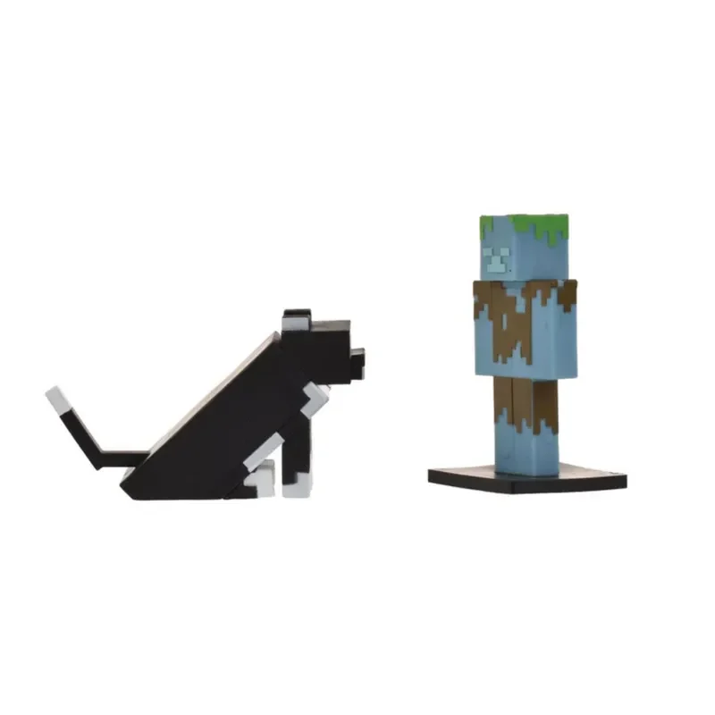 Minecraft Set 2 Figuras Toppeez 6 Cm - Gato2