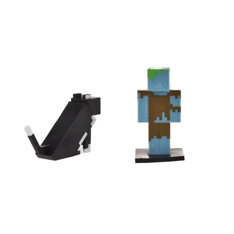 Minecraft Set 2 Figuras Toppeez 6 Cm - Gato3