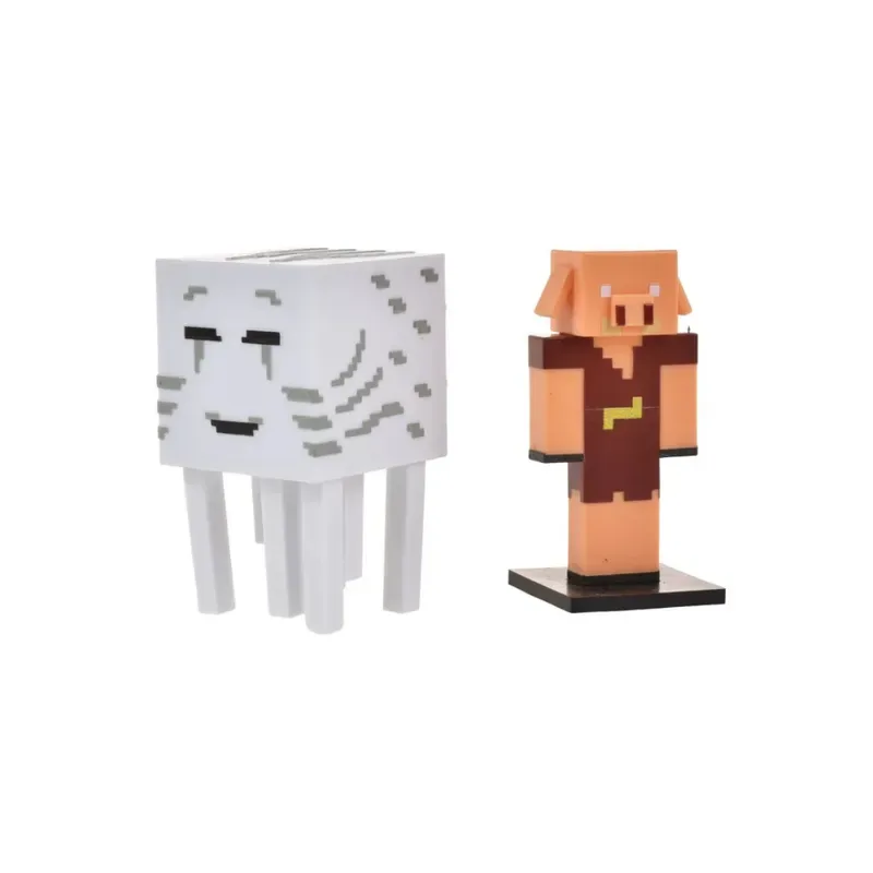 Minecraft Set 2 Figuras Toppeez 6 Cm - Ghast1