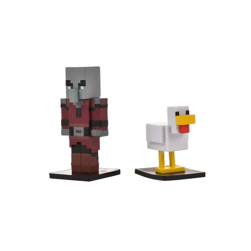 Minecraft Set 2 Figuras Toppeez 6 Cm - Saqueador1