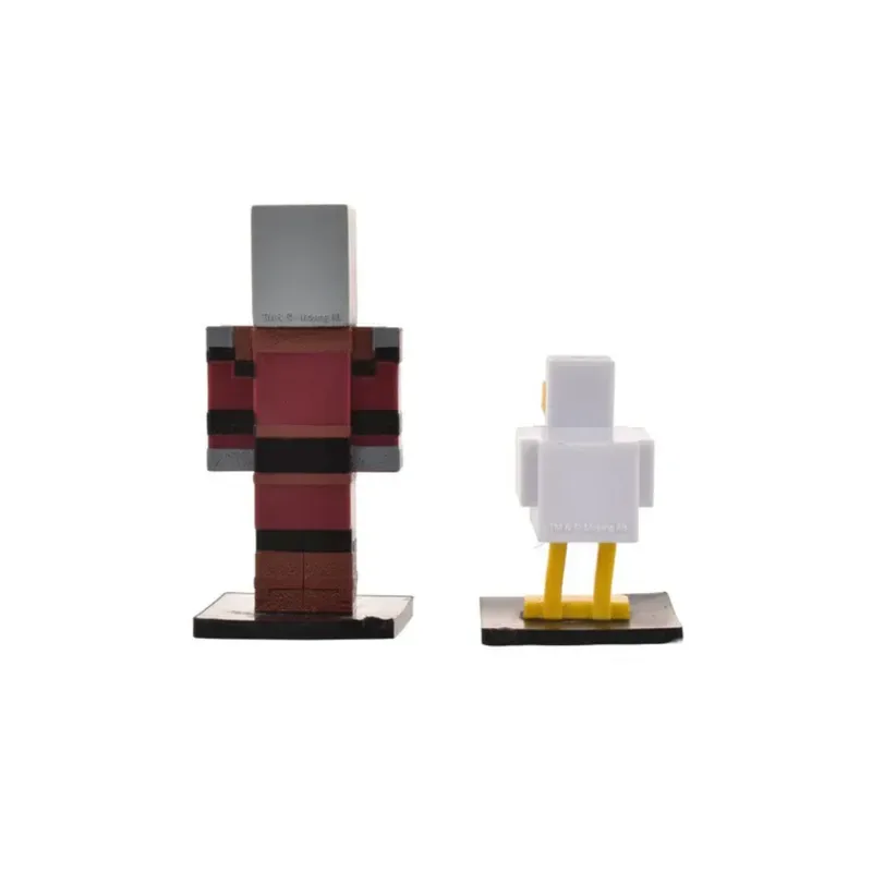 Minecraft Set 2 Figuras Toppeez 6 Cm - Saqueador3