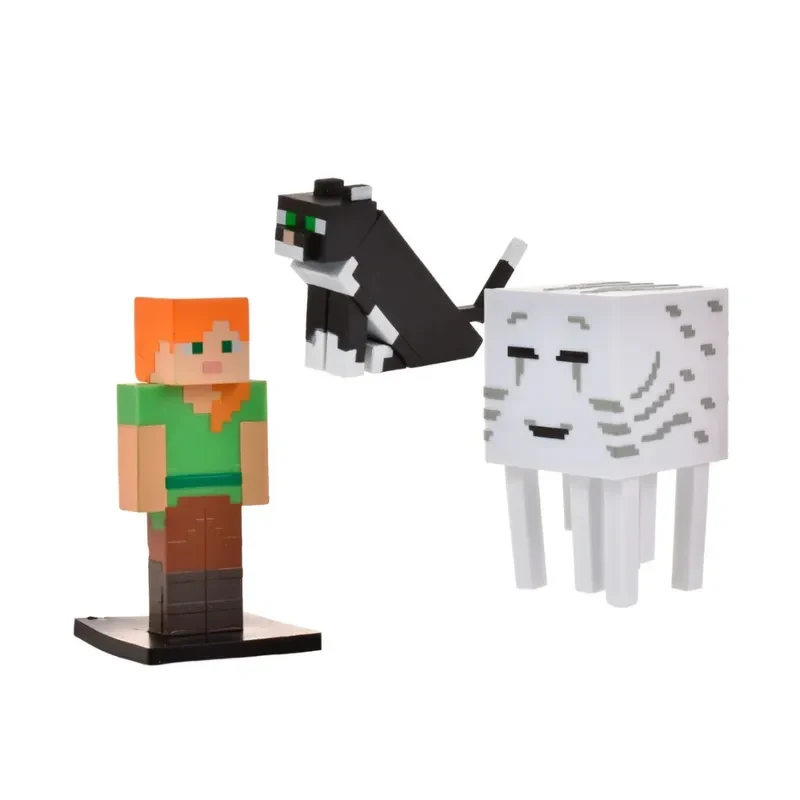 Minecraft Set 3 Figuras Toppeez 6 Cm - Alex1