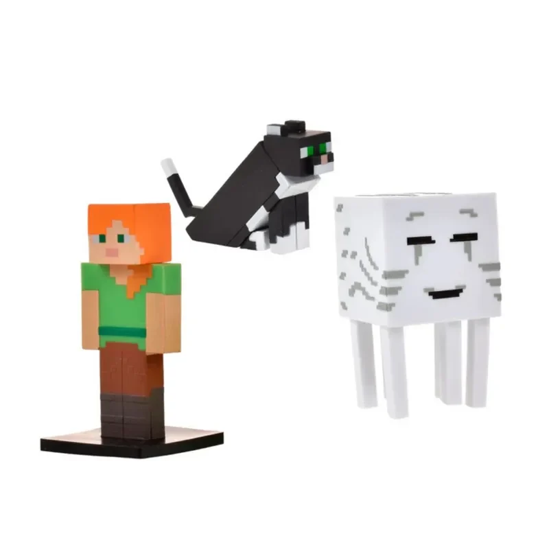 Minecraft Set 3 Figuras Toppeez 6 Cm - Alex2