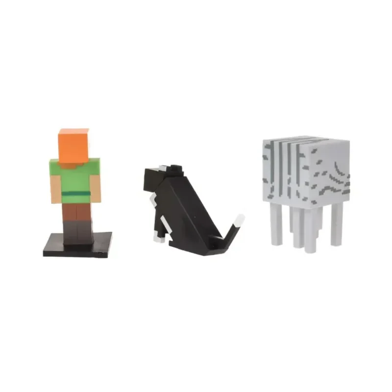 Minecraft Set 3 Figuras Toppeez 6 Cm - Alex3