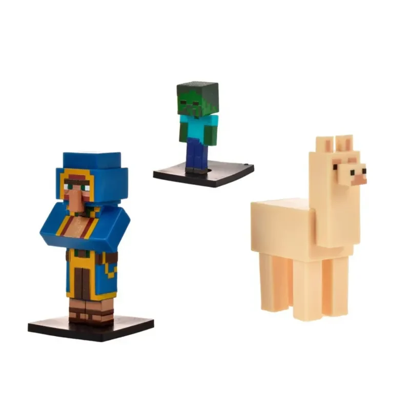 Minecraft Set 3 Figuras Toppeez 6 Cm - Comerciante1