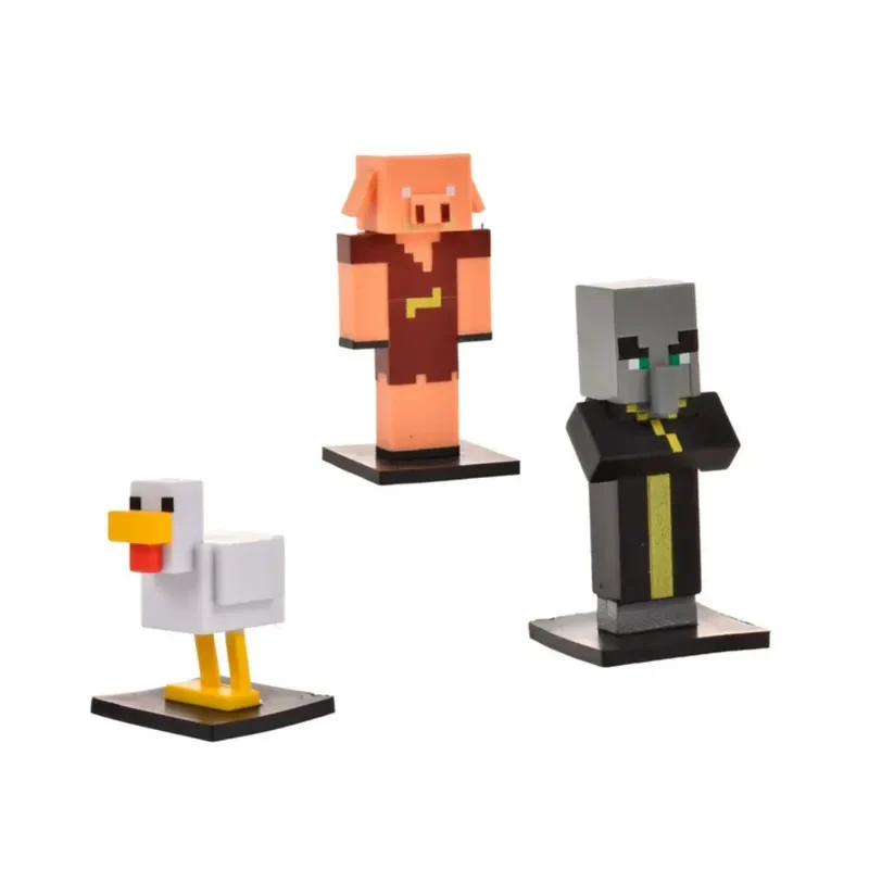 Minecraft Set 3 Figuras Toppeez 6 Cm - Gallina2