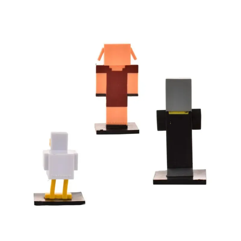 Minecraft Set 3 Figuras Toppeez 6 Cm - Gallina3