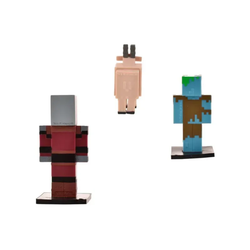Minecraft Set 3 Figuras Toppeez 6 Cm - Saqueador3