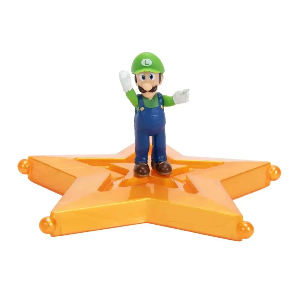 Super Mario Galaxy Minifigura Luigi 4cm Nintendo1