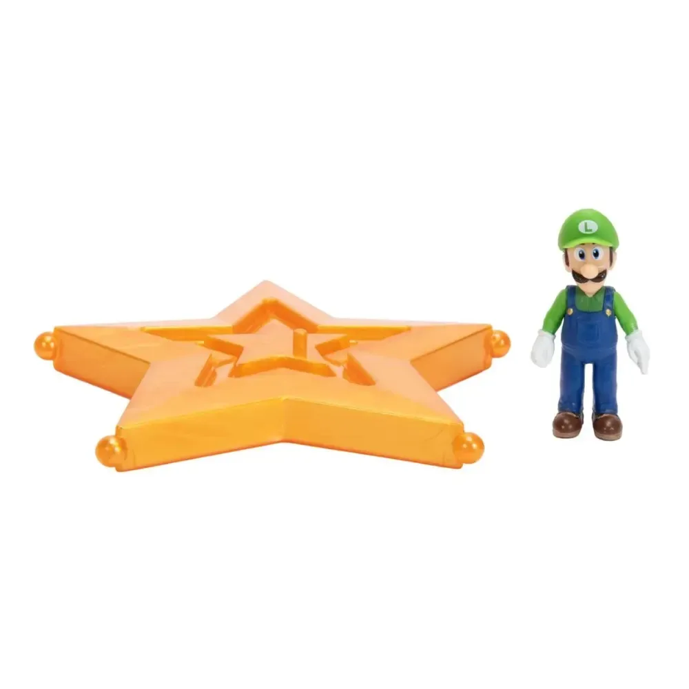 Super Mario Galaxy Minifigura Luigi 4cm Nintendo2