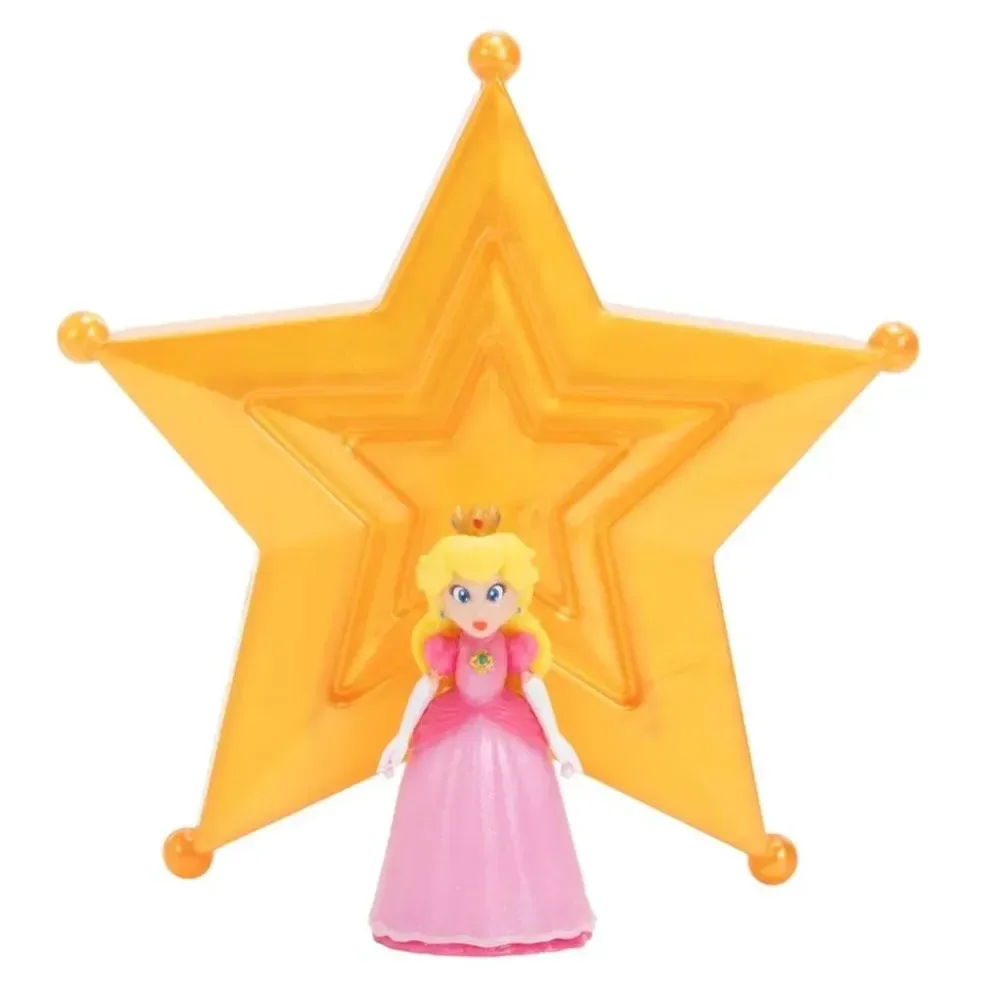 Super Mario Galaxy Minifigura Princess Peach 4cm Nintendo1