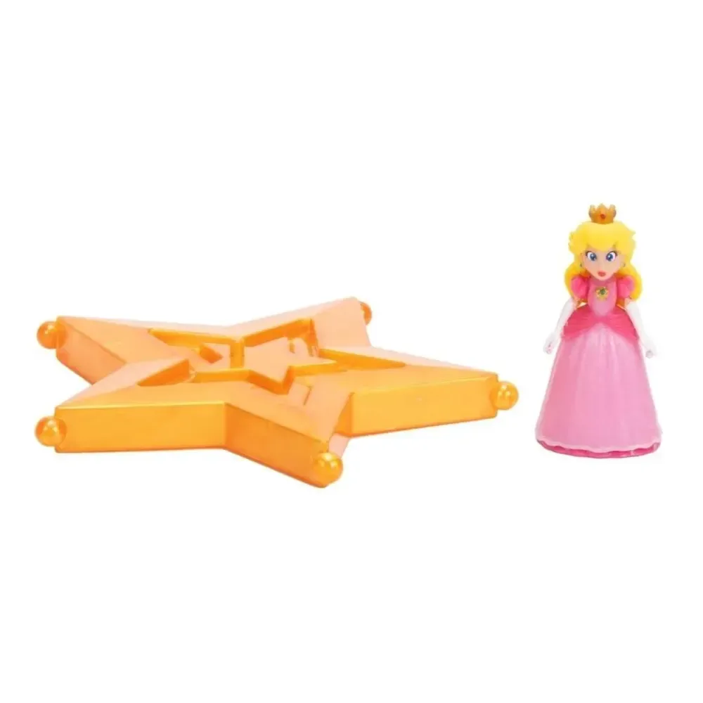 Super Mario Galaxy Minifigura Princess Peach 4cm Nintendo2