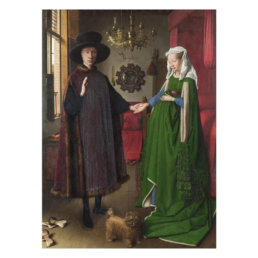 Clementoni Rompecabezas x1000 pzas-Retrato de Arnolfini y Esposa1