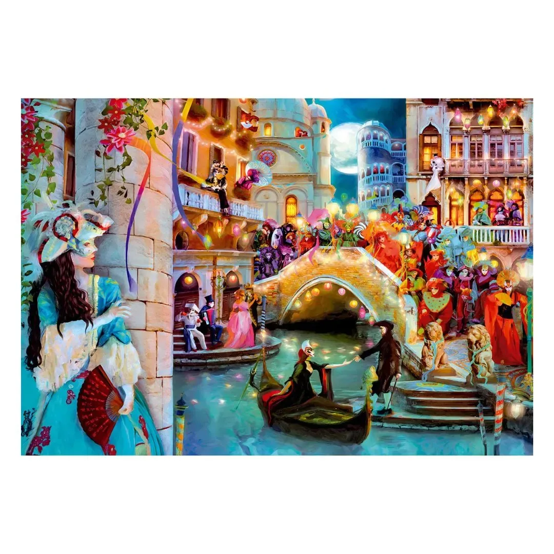 Clementoni Rompecabezas x1000 pzas Luna de Carnaval - High Quality1