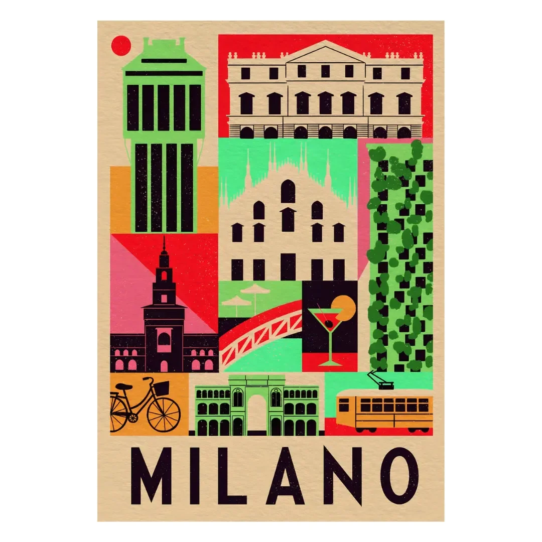 Clementoni Rompecabezas x1000 pzas. Estilo en la ciudad de milan1