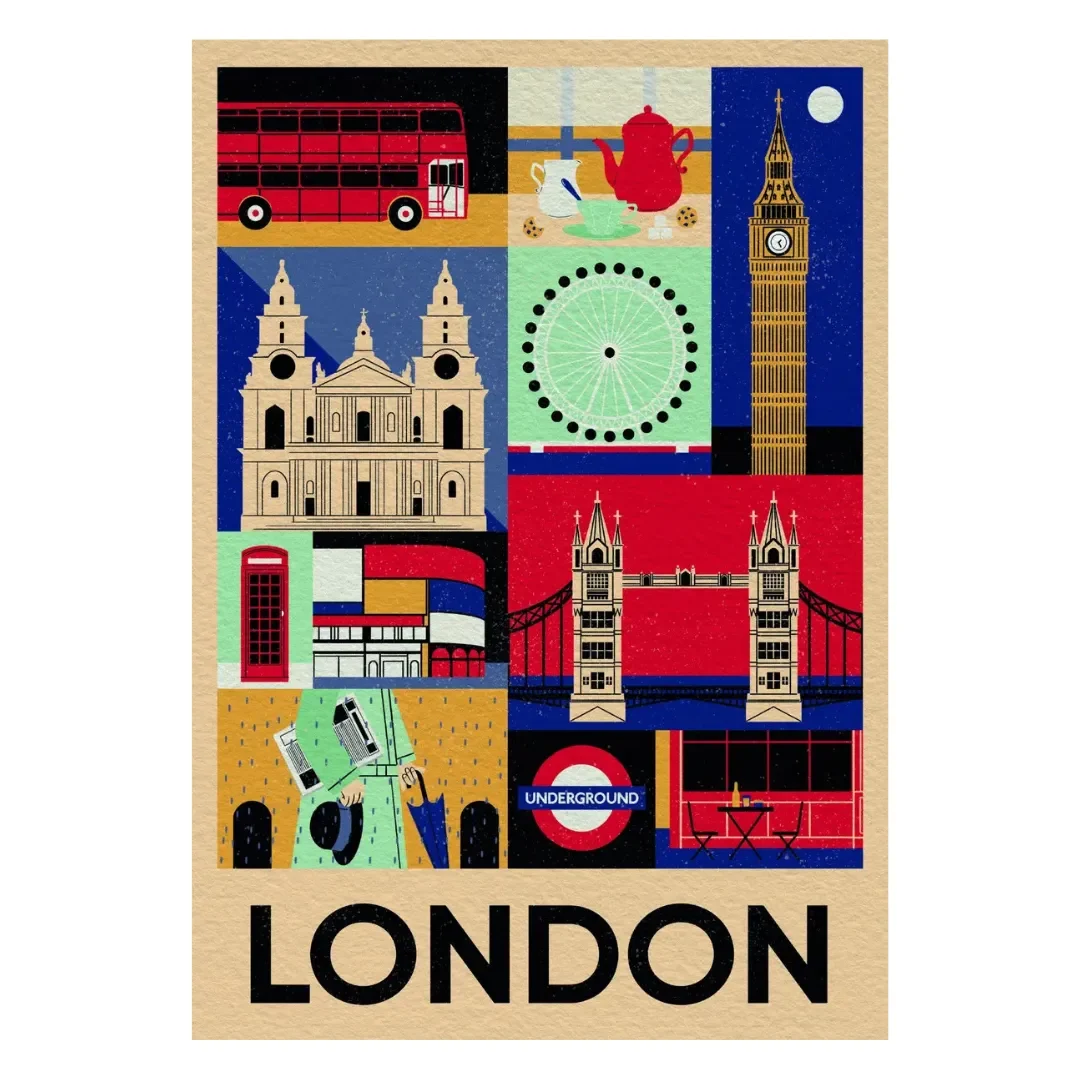 Clementoni Rompecabezas x1000 pzas. Estilo en la ciudad de Londres1