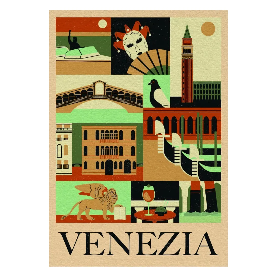 Clementoni Rompecabezas x1000 pzas Estilo en la ciudad de Venecia1