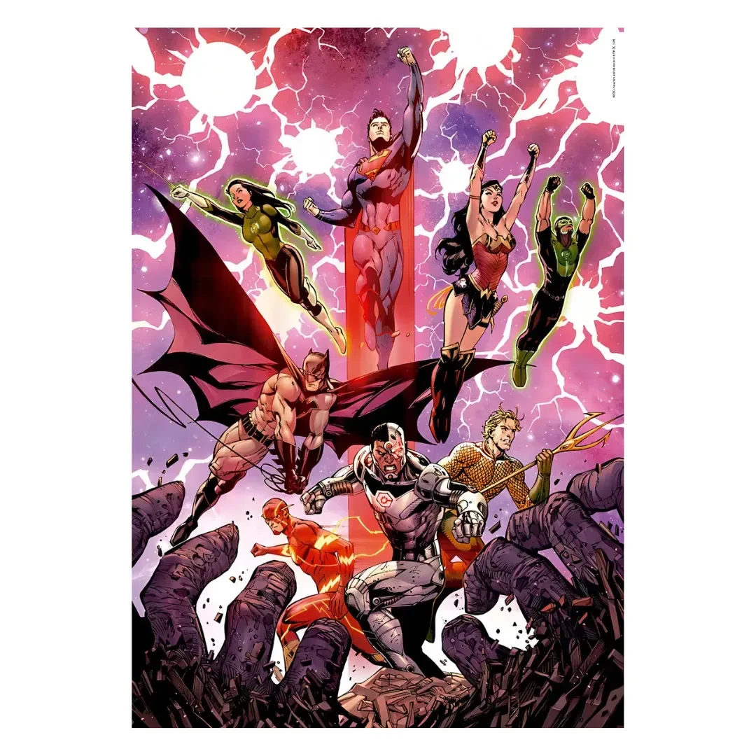 Clementoni Rompecabezas x1000 pzas. Dc Comics Liga de La Justicia1