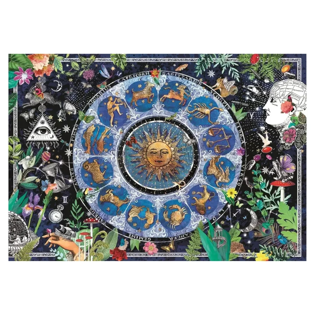 Clementoni Rompecabezas 1000 Piezas Rueda Del Zodiaco Clementoni Adulto1