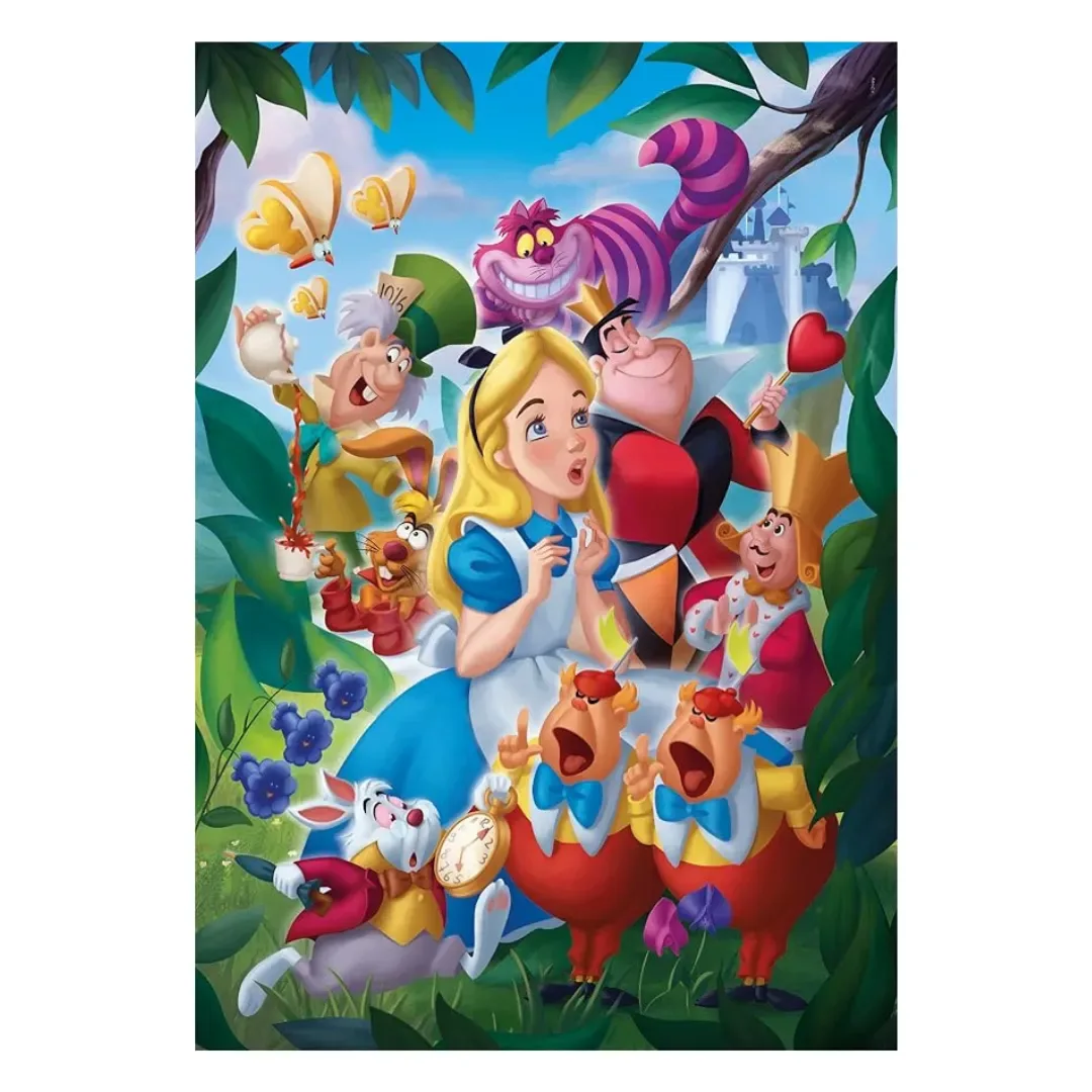 Clementoni Rompecabezas x1000 pzas Disney Alicia en el pais de las maravillas1