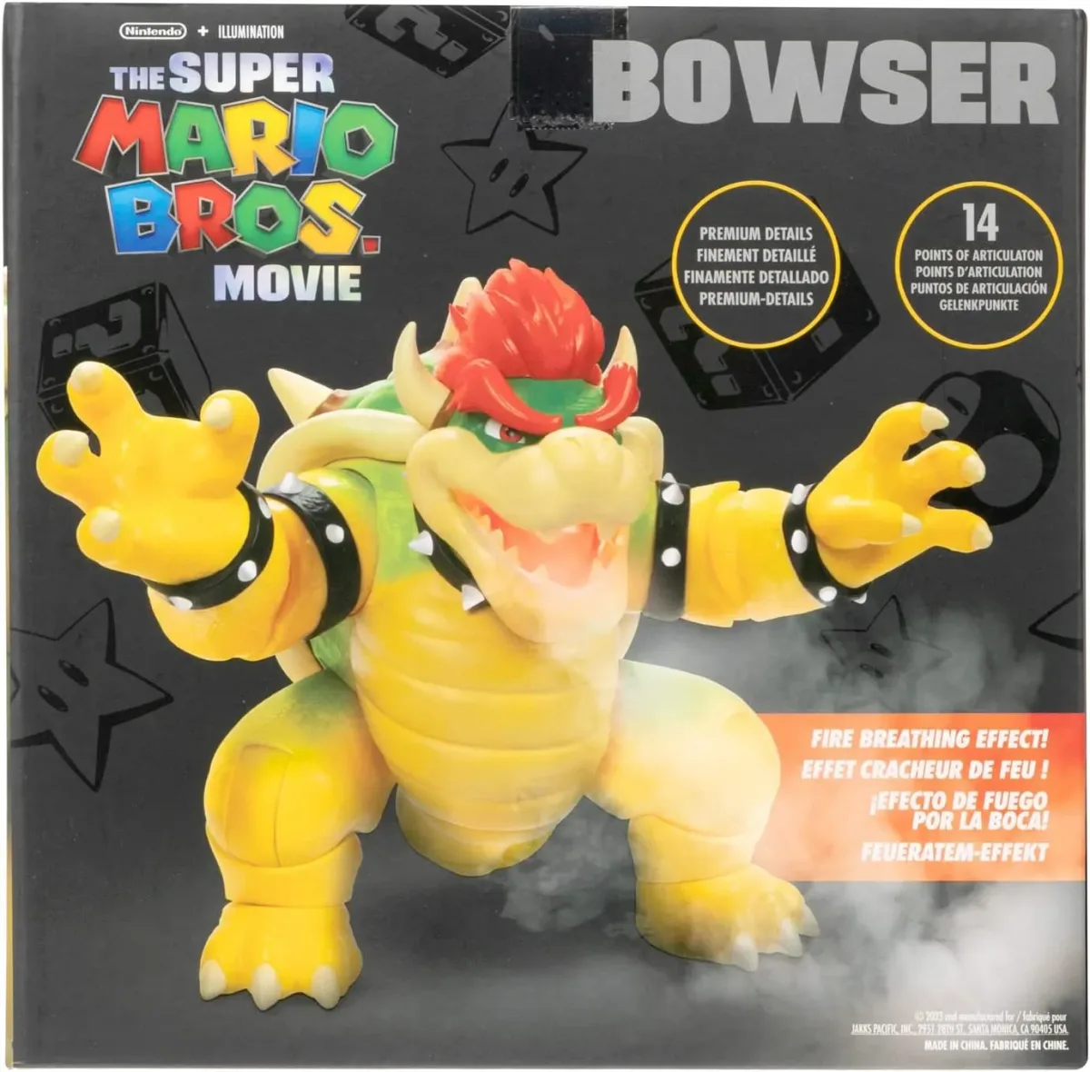 Bowser The Super Mario Bros Película Premium 7''1