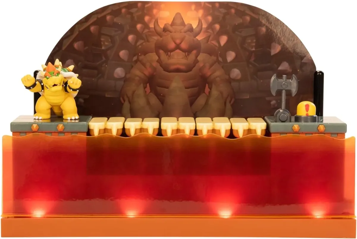 Set de Juego Super Mario Deluxe Bowser Battle1