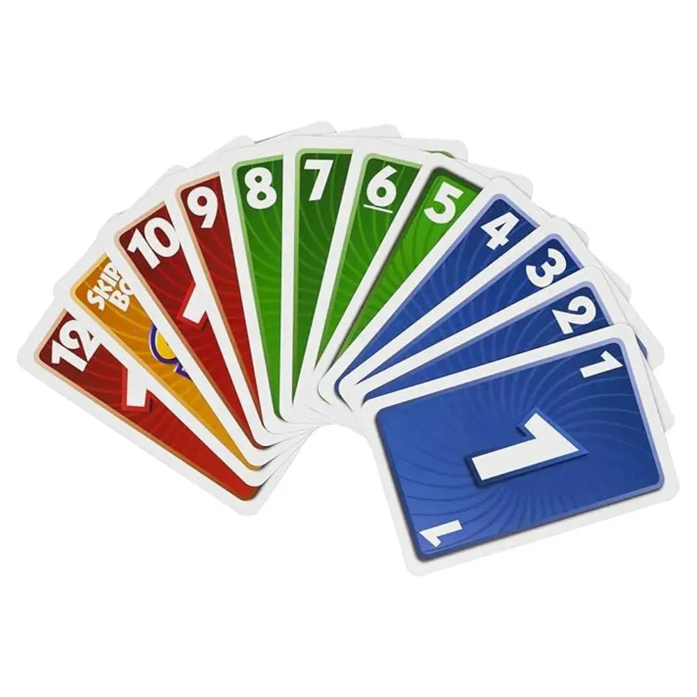 Mattel Juego de Cartas Skip-BO4