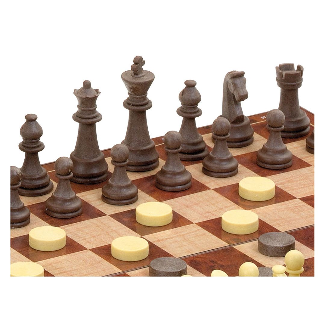 Juego de Ajedrez y Damas Magnético grande 32cm - Cayro3