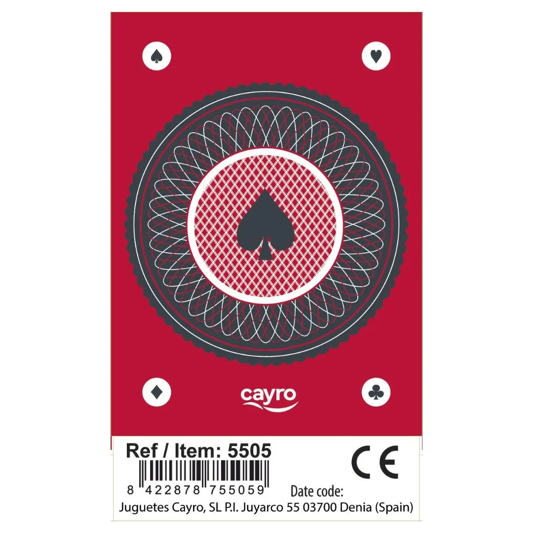 Baraja Cartas Poker 100 % plástico unidad aleatoria - Cayro3