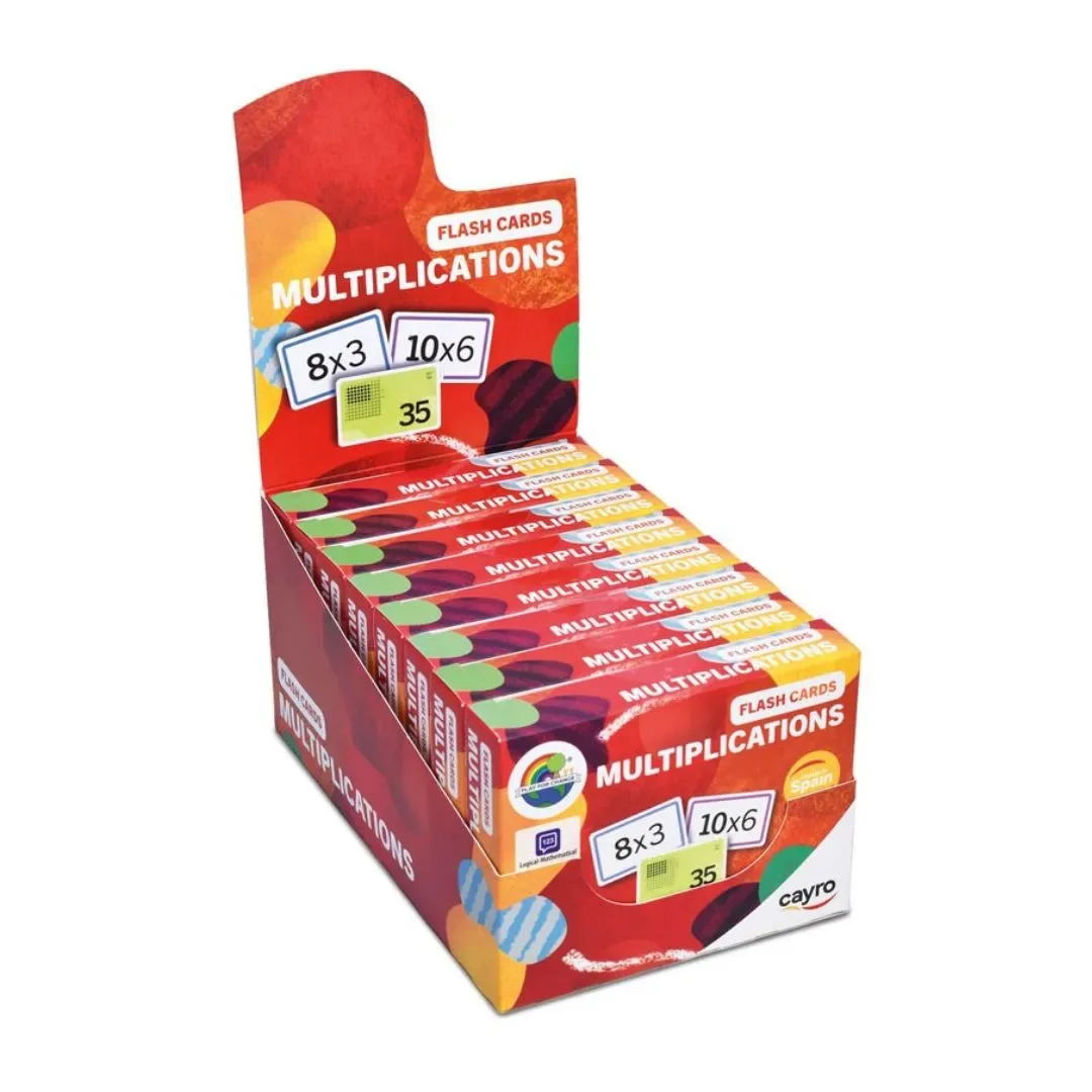 Juedo Educativo Multiplicaciones Cayro 110 Cartas, Tablas del 1 al 10 - Cayro1