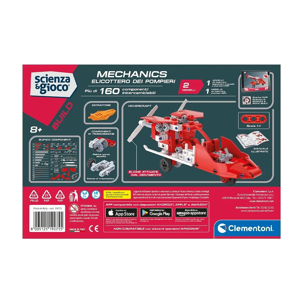 Set de Construcción Helicóptero de Bombero3