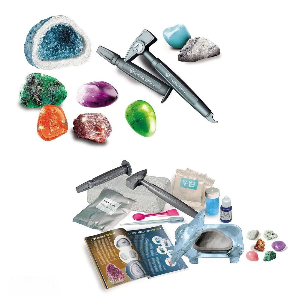 Juego Educativo Taller de Experimentos Minerales y Geodas2