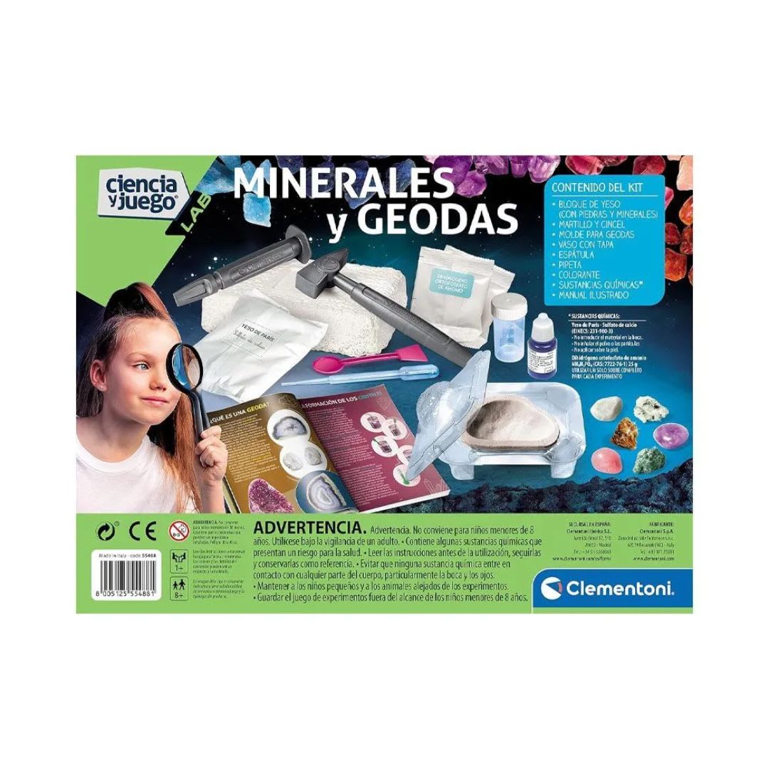 Juego Educativo Taller de Experimentos Minerales y Geodas4