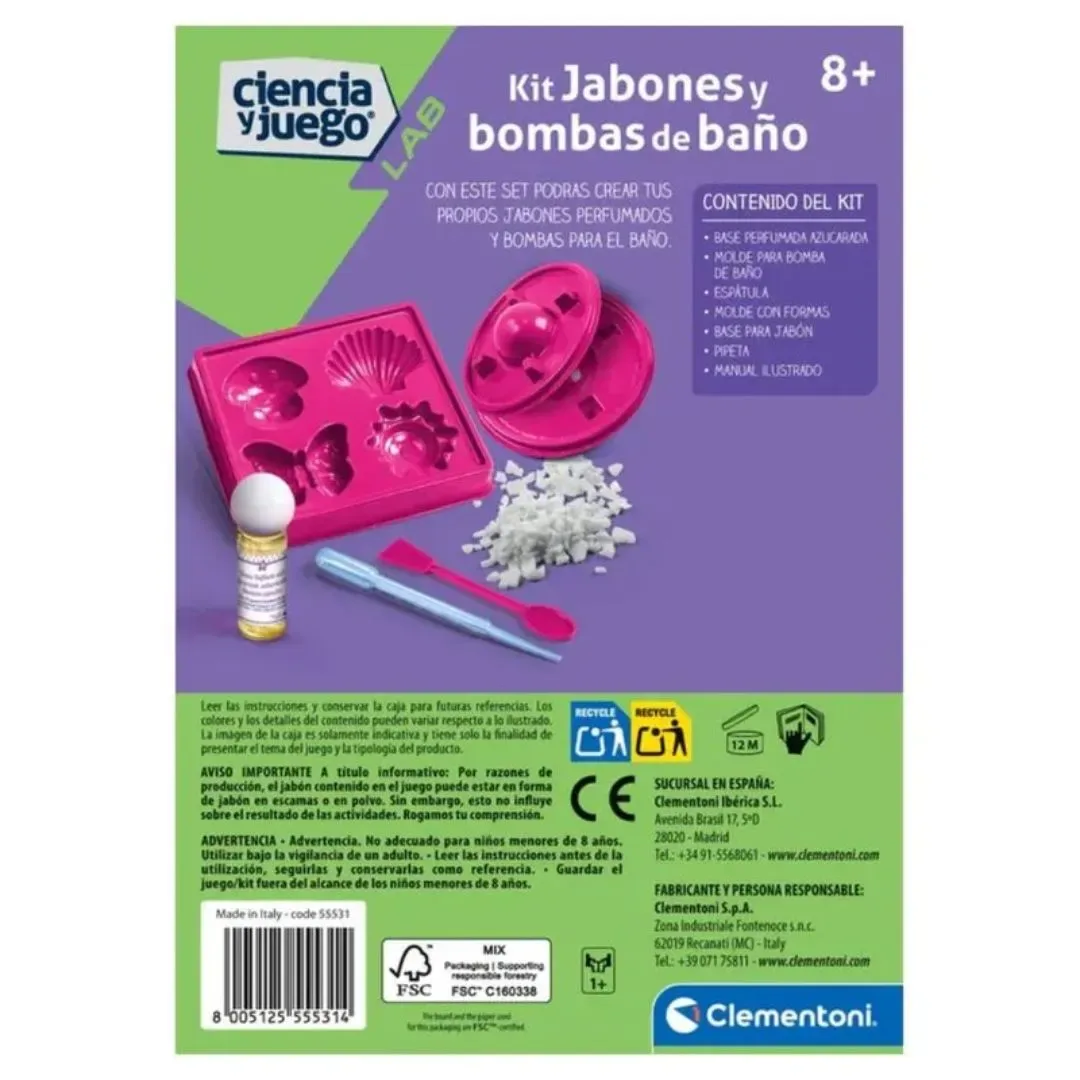 Clementoni Kit Jabones y Bombas De Baño3