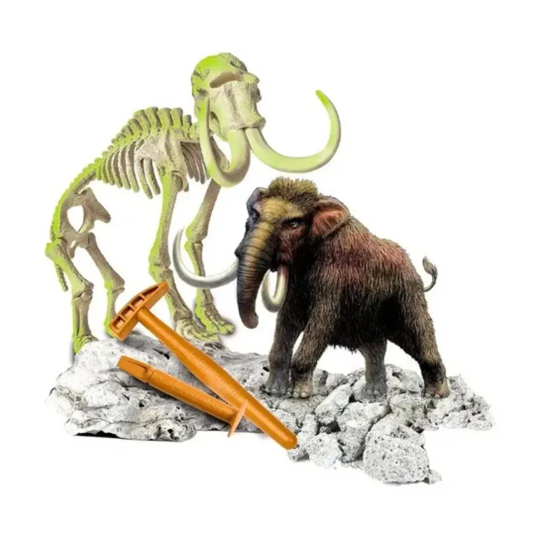 Clementoni Arqueojugando Mamut Fosforescente1