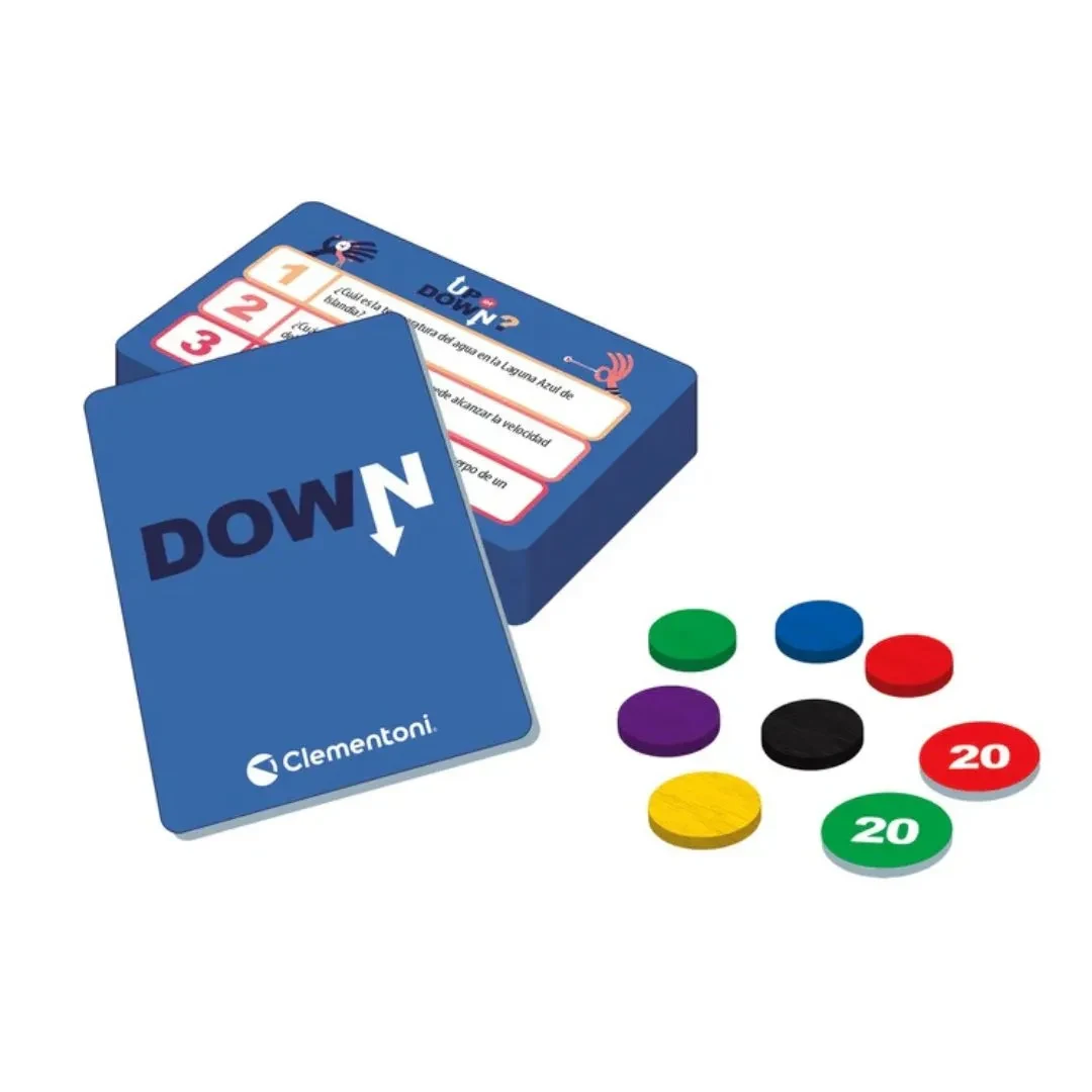 Juego de Mesa Up or Down? ¿Más o Menos? - Clementoni1
