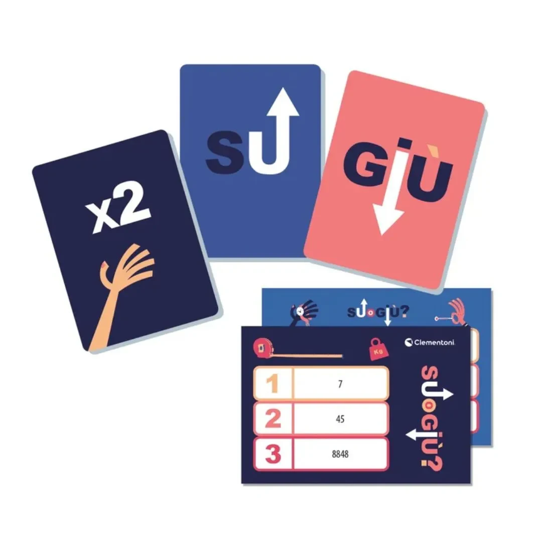 Juego de Mesa Up or Down? ¿Más o Menos? - Clementoni4