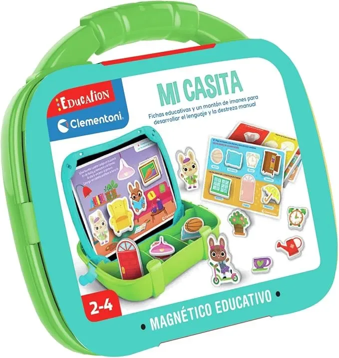 Maletin Clementoni Magnetico mi casa1