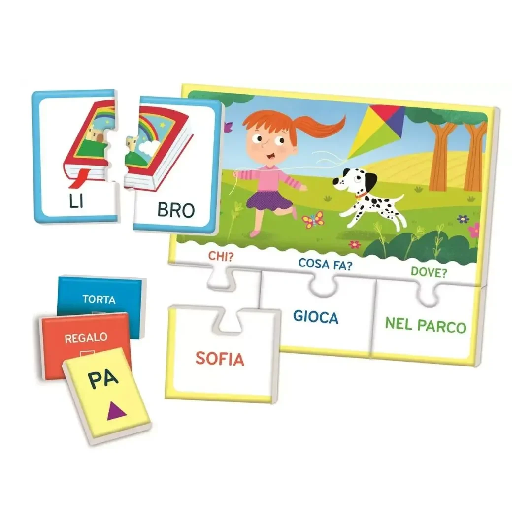 Juguete Didáctico Montessori Lectura Encajable Para Niños - Clementoni1