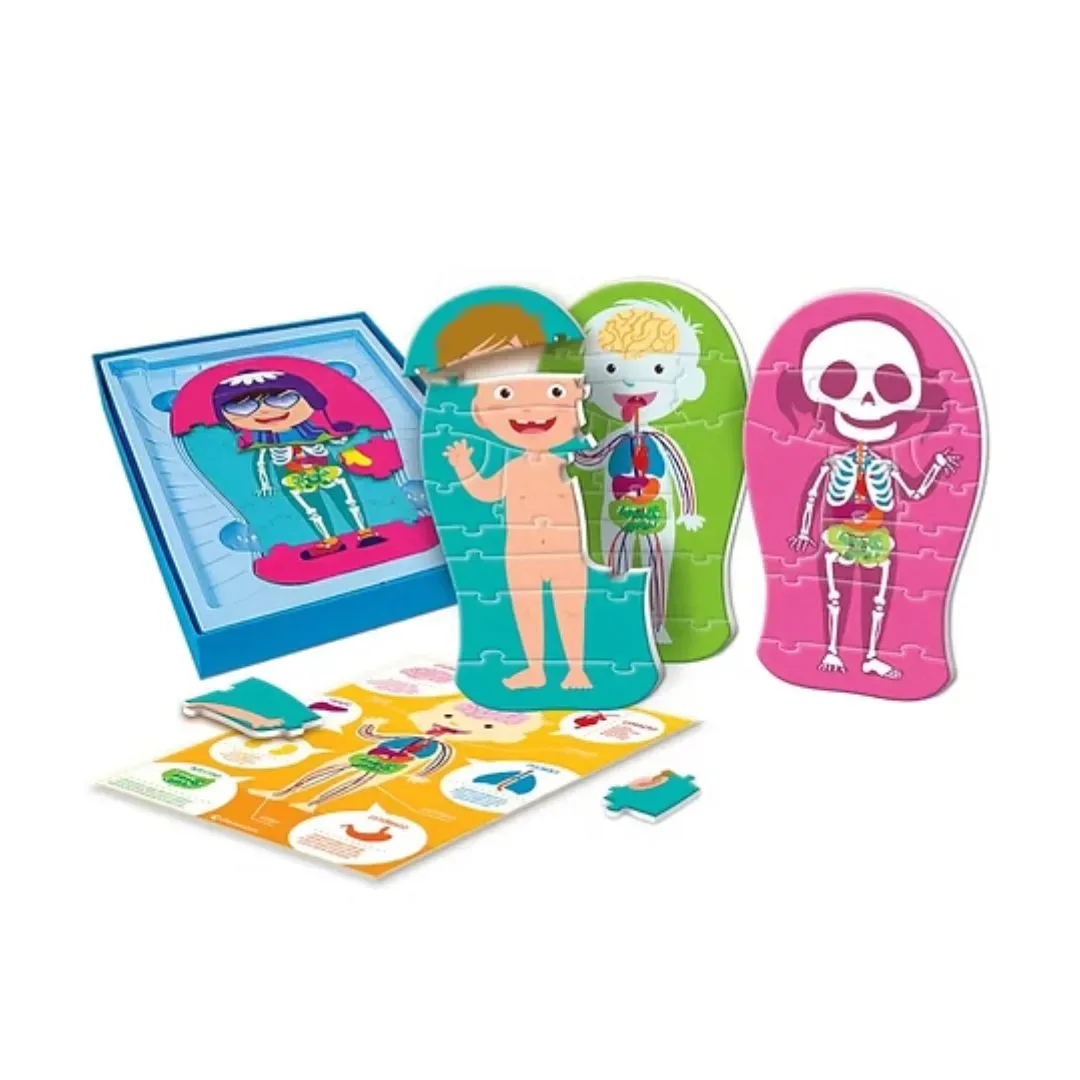 Juego Rompecabezas Del Cuerpo Humano Niños - Clementoni1