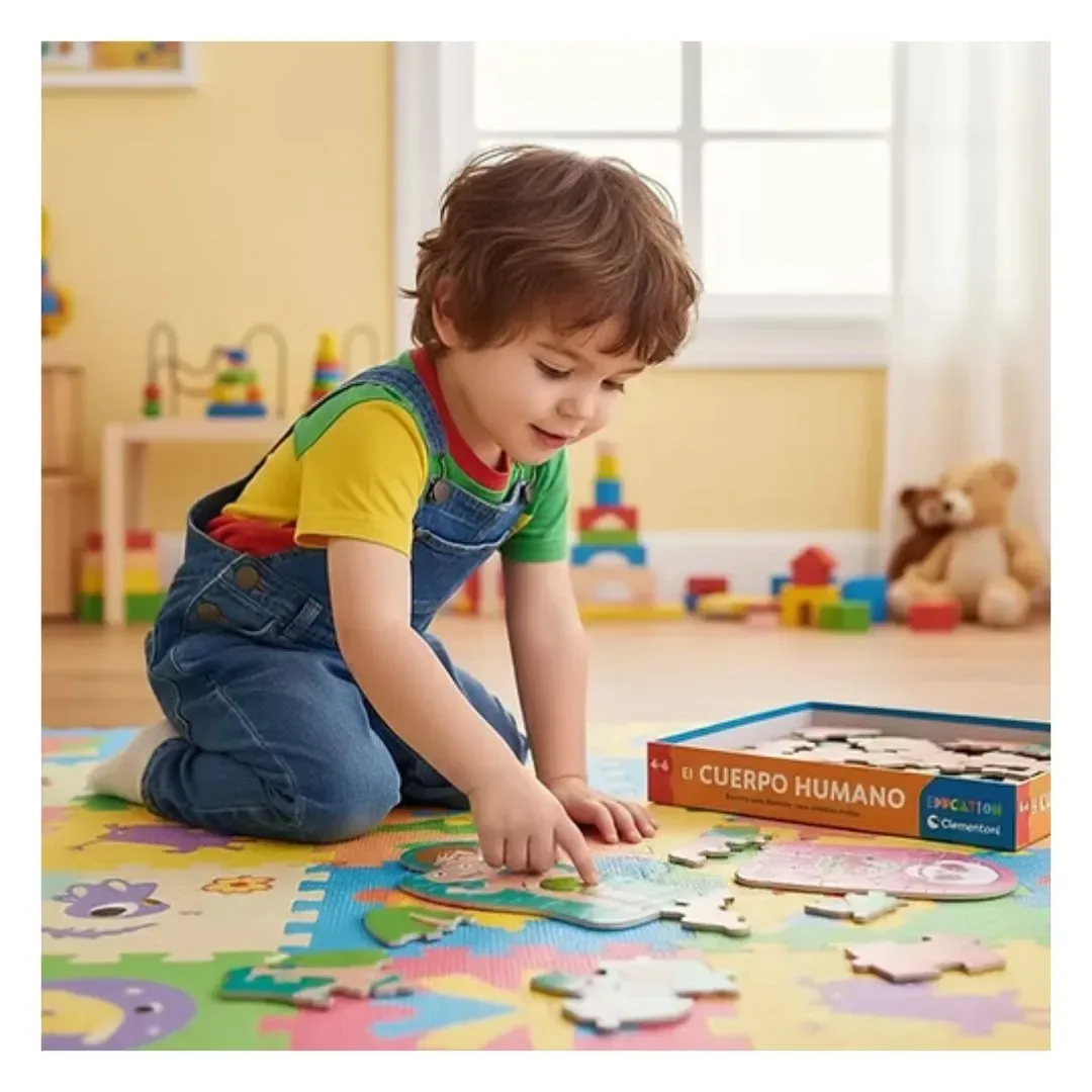 Juego Rompecabezas Del Cuerpo Humano Niños - Clementoni2
