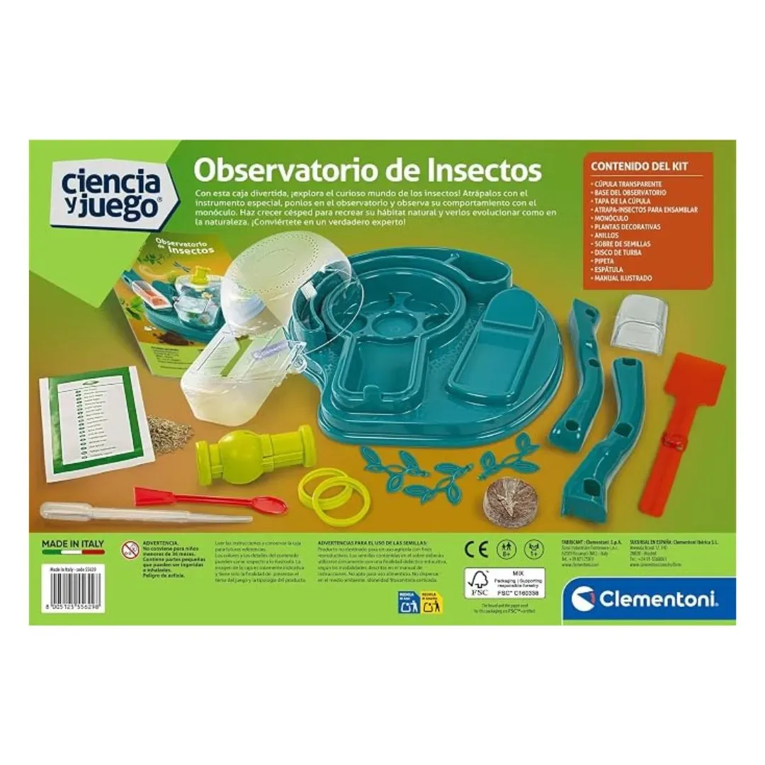 El observatorio de insectos Juego científico - Clementoni2