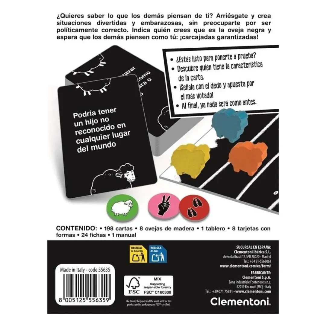 Juego de Mesa La Oveja Negra - Clementoni1