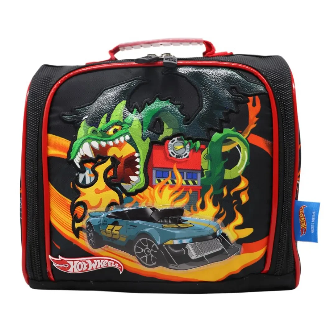 Set Maleta Lonchera Cartuchera Hot Wheels Dragón2