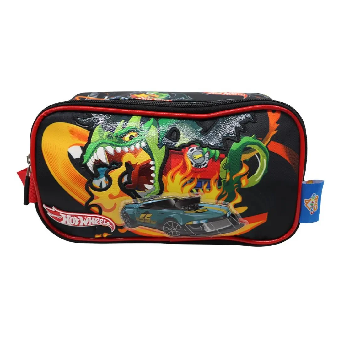 Set Maleta Lonchera Cartuchera Hot Wheels Dragón3